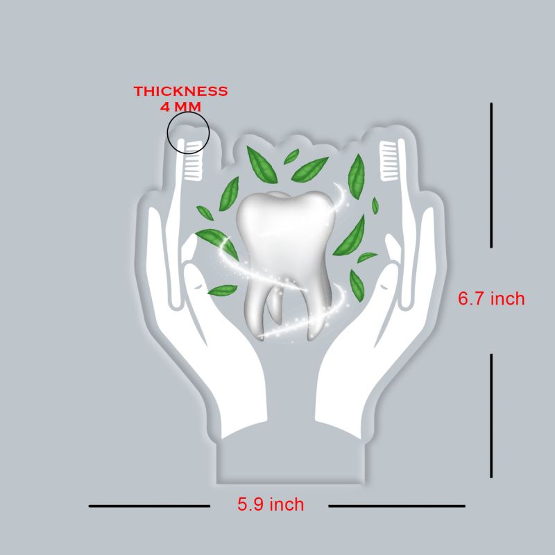 Personalized Doctor LED Night Lamp with Warm White Light Thankyou Gift for Doctor Appreciation Gift for Doctor Clinic & Hospital Decor Light (Dentist Lamp)